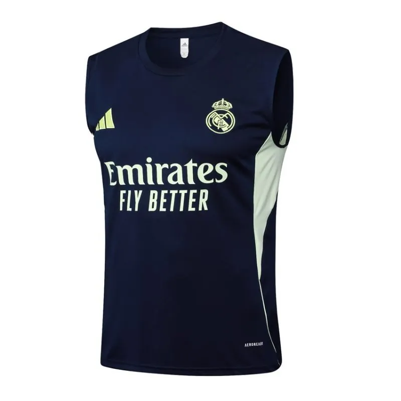 Ensemble Short & Débardeur Real Madrid 2025/26 - Bleu Foncé