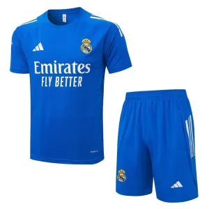 Maglia + Pantaloncini Allenamento Real Madrid 2025/26 - Blu