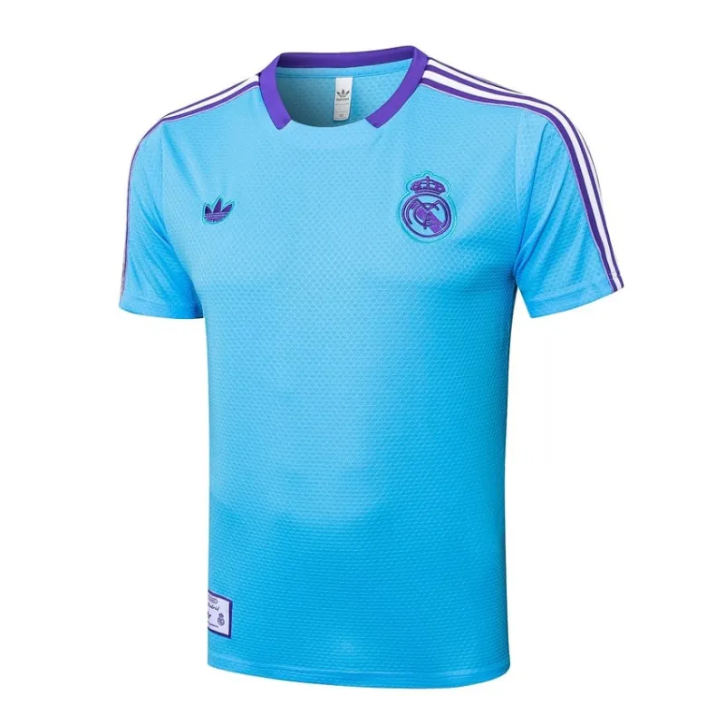 Maglia + Pantaloncini Allenamento Real Madrid 2025/26 - Blu