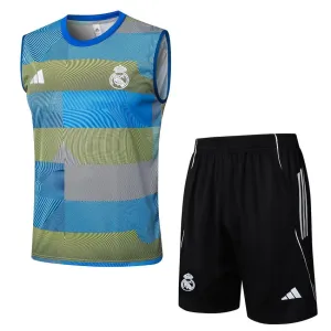 Set Pantaloncini & Canotta Real Madrid 2025/26 - Blu/Verde
