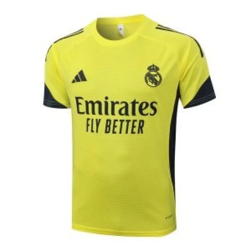 Maglia + Pantaloncini Allenamento Real Madrid 2025/26 - Giallo