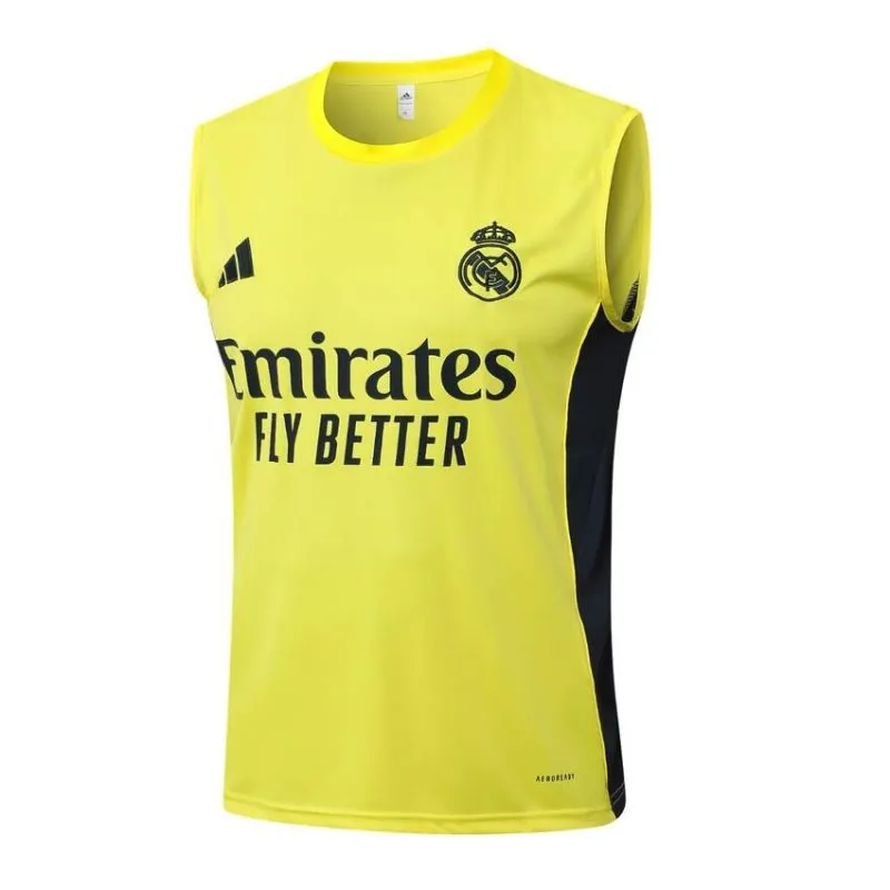 Ensemble Short & Débardeur Real Madrid 2025/26 - Jaune
