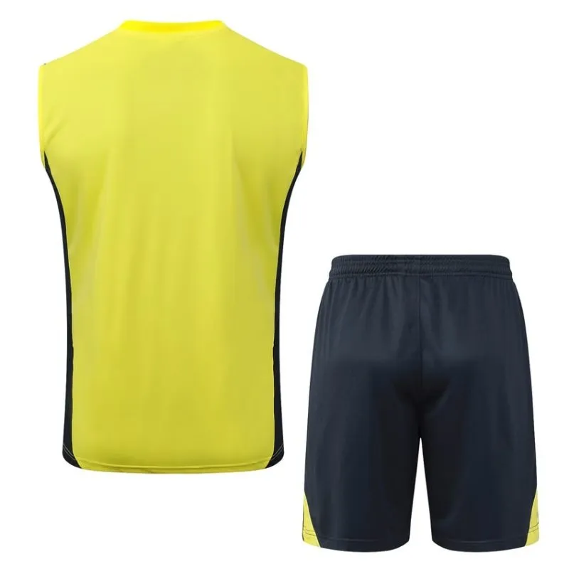 Ensemble Short & Débardeur Real Madrid 2025/26 - Jaune