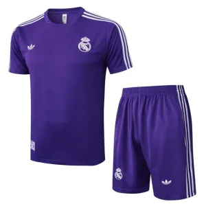 Real Madrid Trainingsshirt + Shorts 2025/26 - Lila