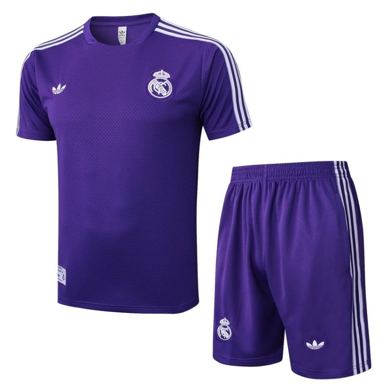Camiseta + Pantalón de Entrenamiento Real Madrid 2025/26 - Morado