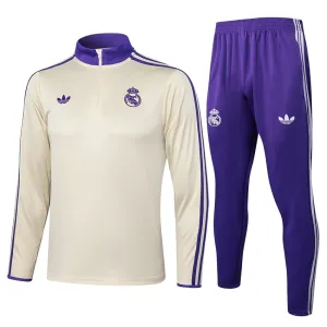 Real Madrid Trainingsanzug 2025/26 - Beige