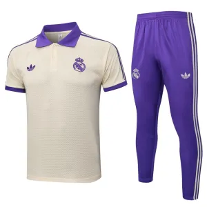 Real Madrid Sportpoloshirt 2025/26 - Beige