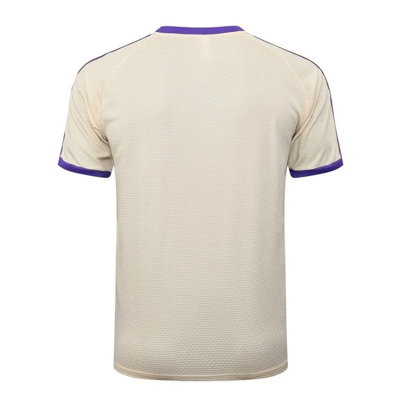 Maglia + Pantaloncini Allenamento Real Madrid 2025/26 - Beige