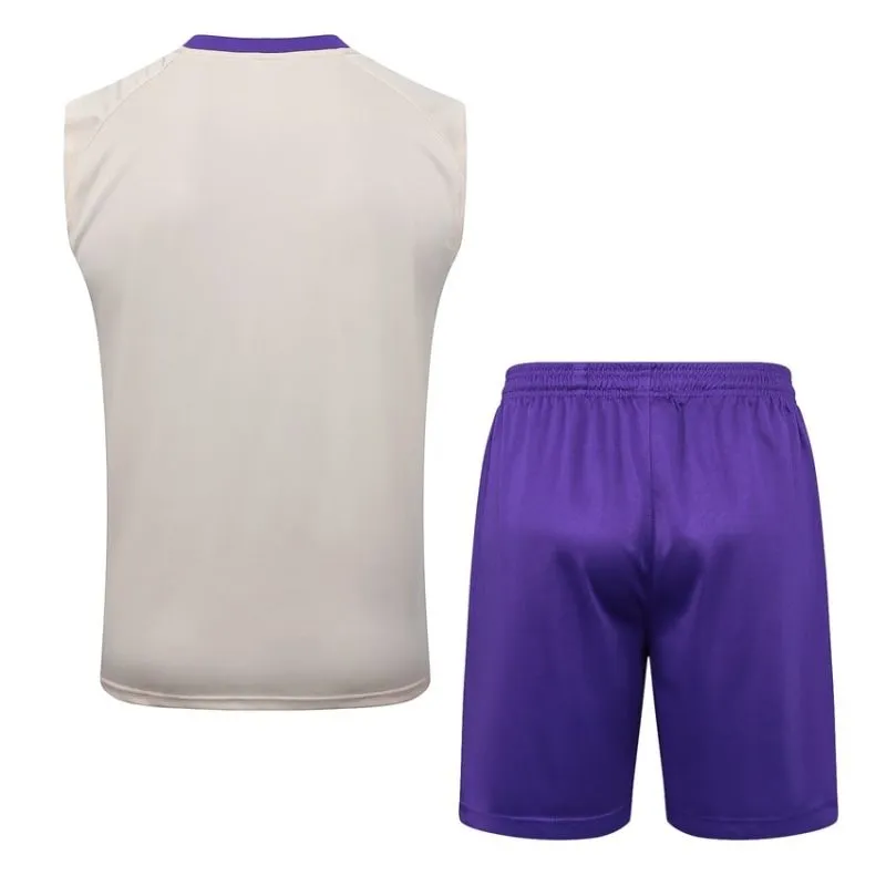 Ensemble Short & Débardeur Real Madrid 2025/26 - Beige