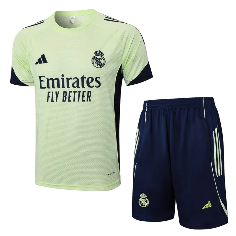 Camiseta + Pantalón de Entrenamiento Real Madrid 2025/26 - Verde Claro