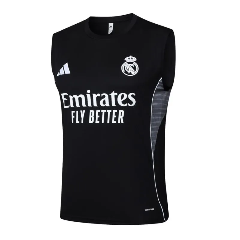 Ensemble Short & Débardeur Real Madrid 2025/26 - Noir