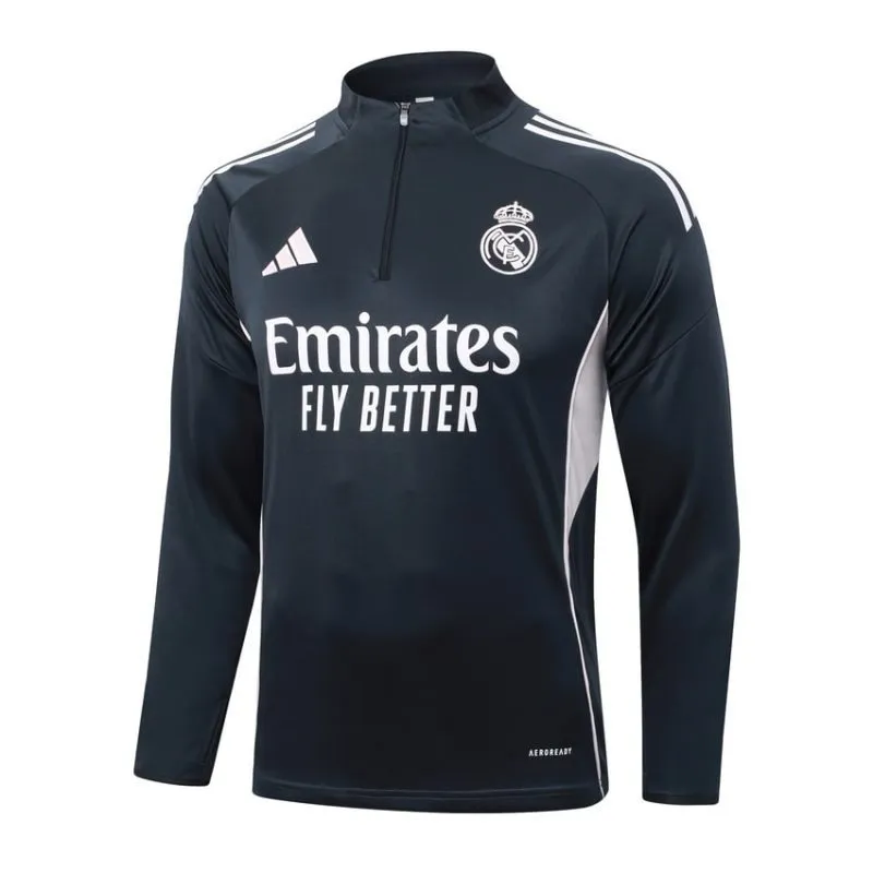 Chándal Real Madrid 2025/26 - Gris Oscuro