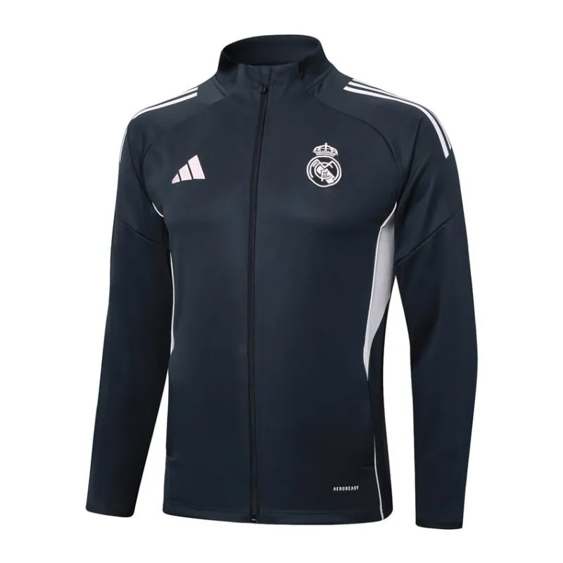 Giacca Sportiva Real Madrid 2025/26 - Grigio Scuro