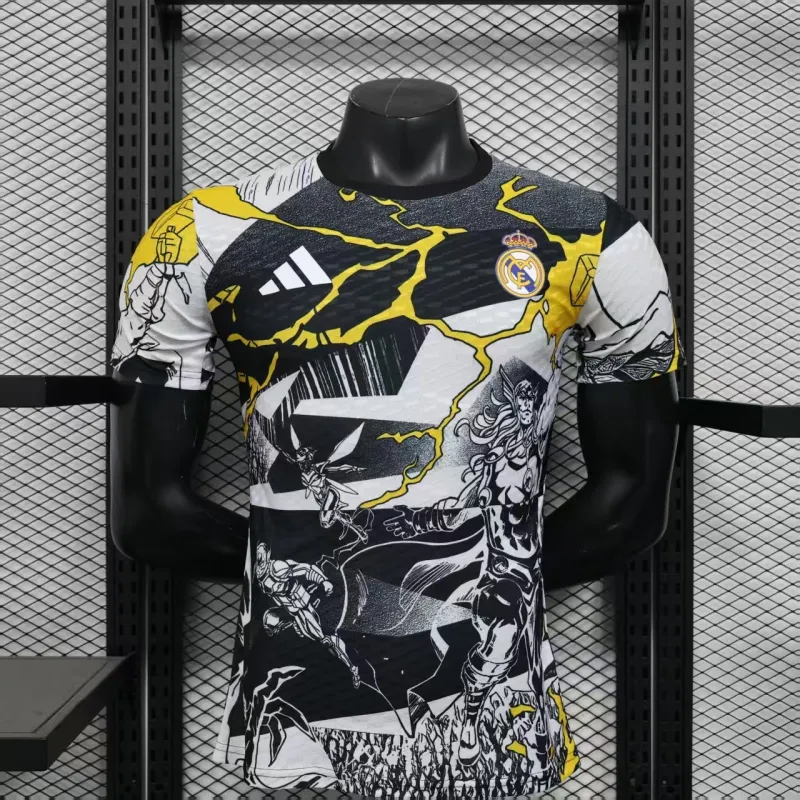 Real Madrid Spieler-Trikot Marvel-Edition 2025/26 - Schwarz