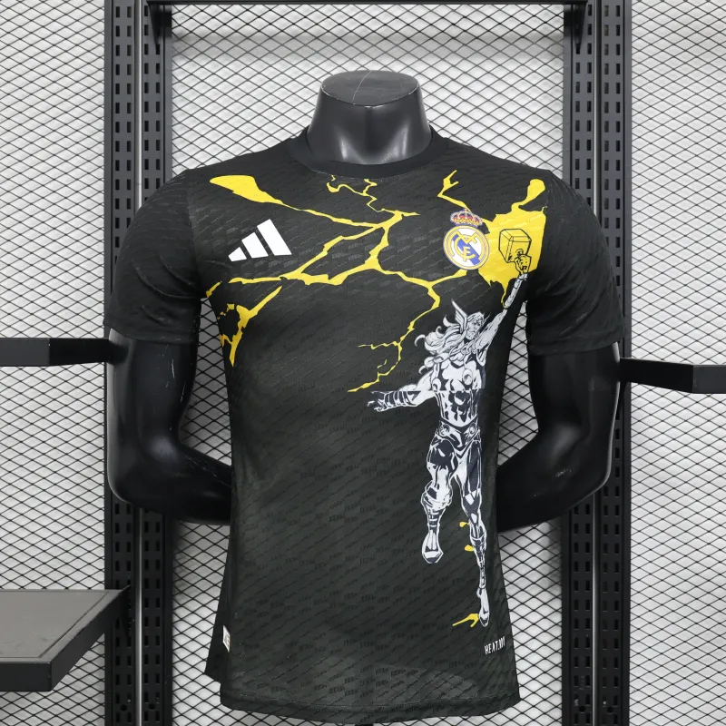 Real Madrid Spieler-Trikot Marvel-Edition 2025/26 - Schwarz