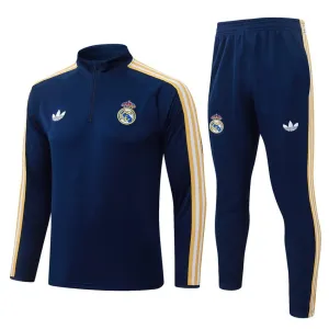 Real Madrid 2026/27 Trainingsanzug Dunkelblau