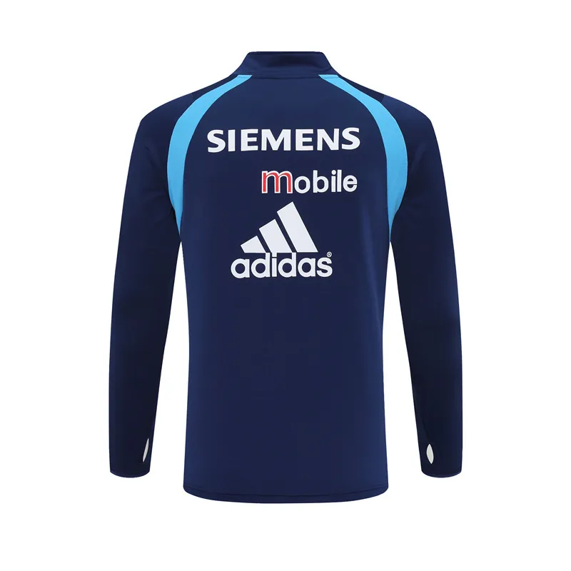 Real Madrid 2003/04 Vintage Sportbekleidung Königsblau