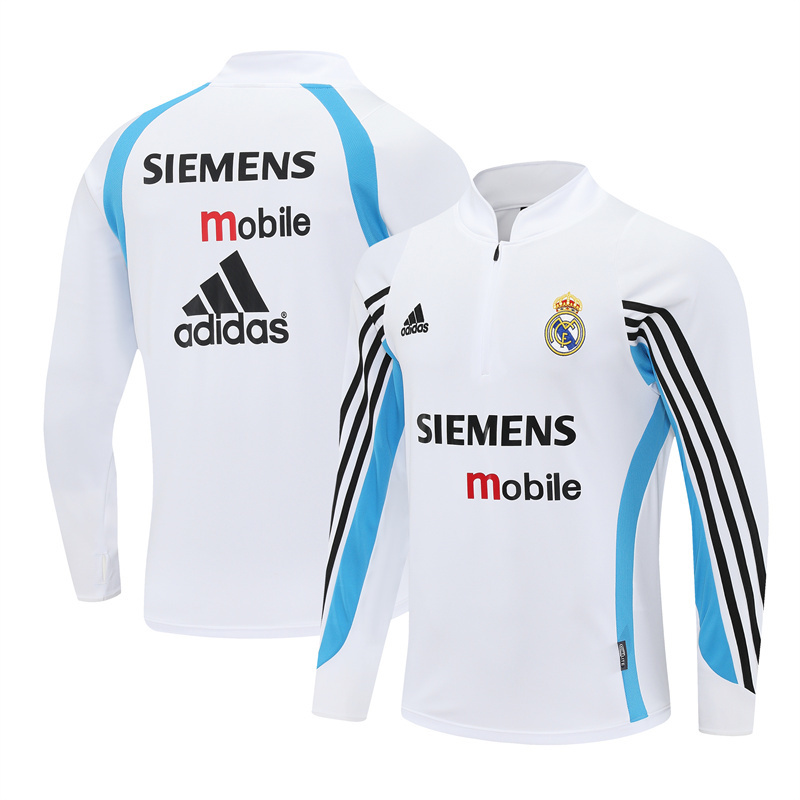 Real Madrid 2003/04 Ropa Deportiva Vintage Blanco