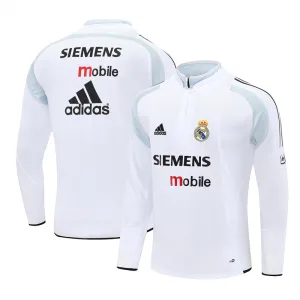 Real Madrid 2004/05 Vintage Sportbekleidung Weiß