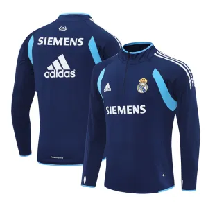 Real Madrid 2005/06 Vintage Sportbekleidung Königsblau