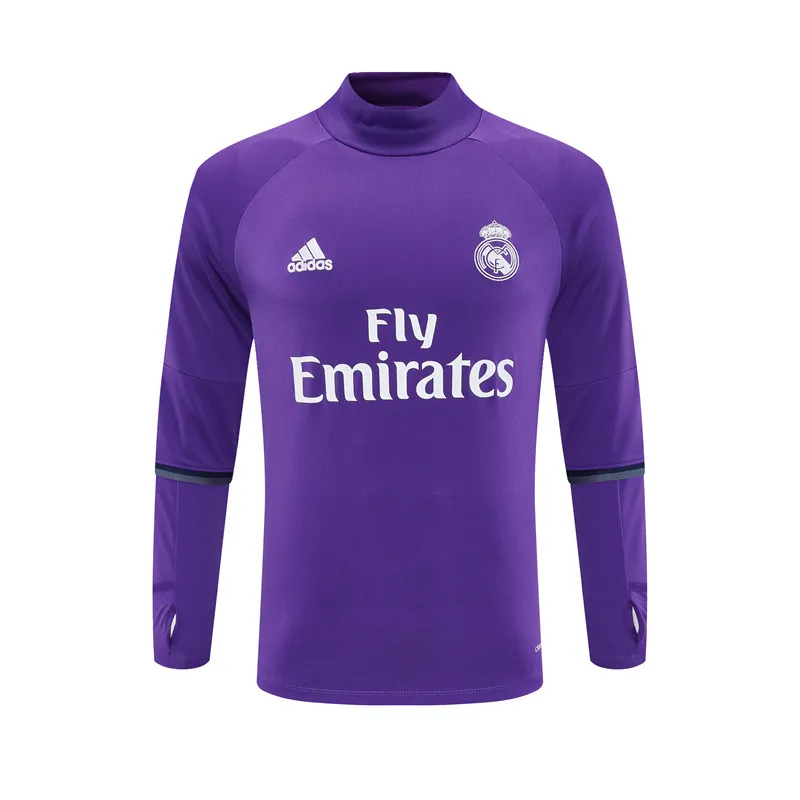 Real Madrid 2016/17 Ropa Deportiva Vintage Morado