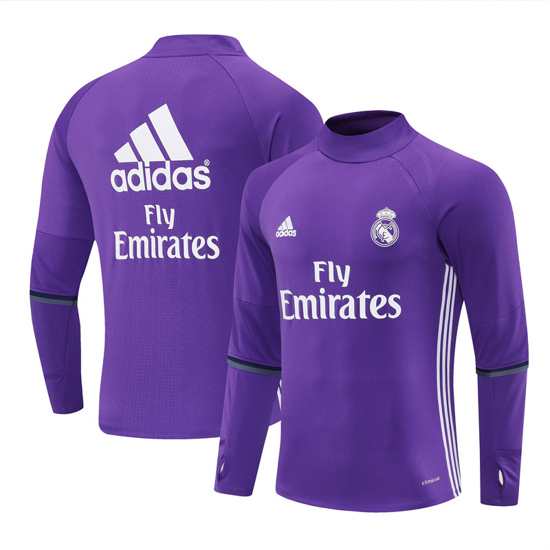 Real Madrid 2016/17 Ropa Deportiva Vintage Morado