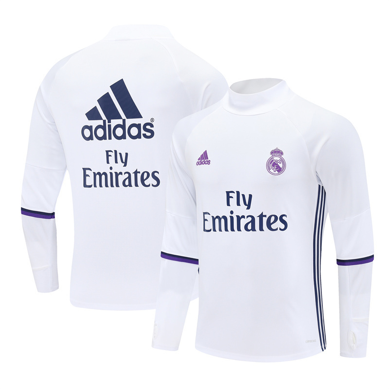 Real Madrid 2016/17 Ropa Deportiva Vintage Blanco