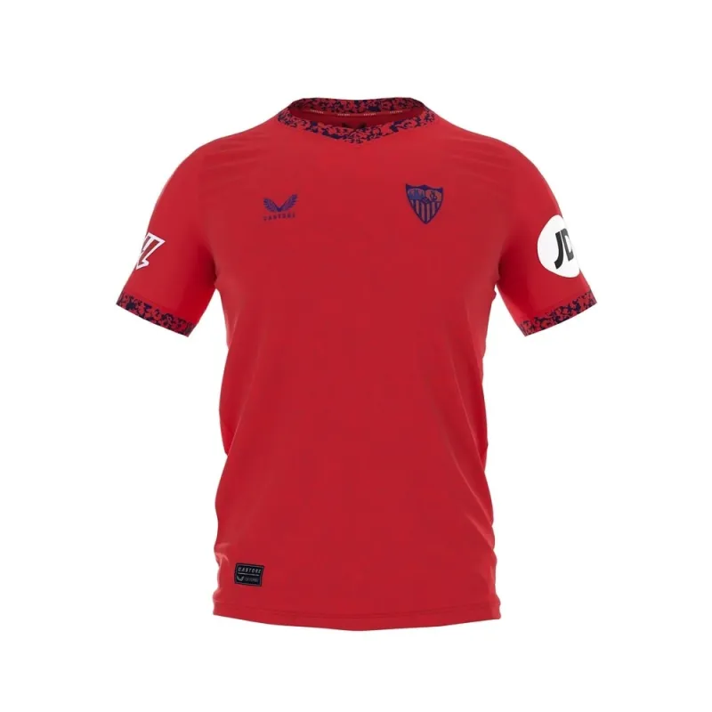 Sevilla 2024/25 Auswärts-Trikot für Spieler - Rot