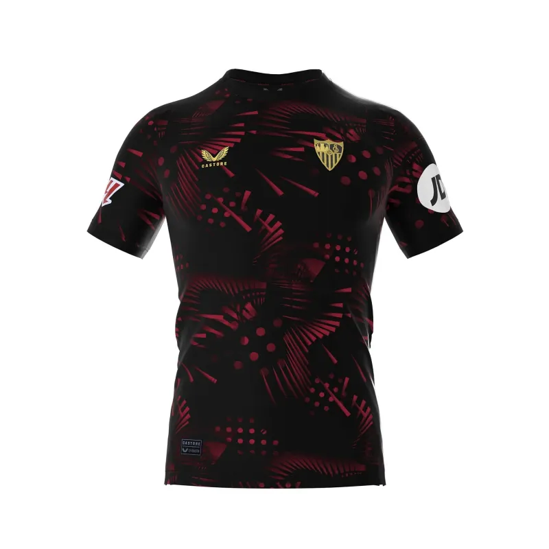 Sevilla 2024/25 Drittes Spieler-Trikot - Schwarz