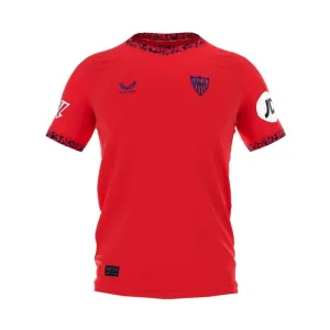 Sevilla 2024/25 Kinder-Auswärts-Trikot - Rot