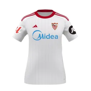 Camiseta local femenina del Sevilla 2025/26 - Blanco