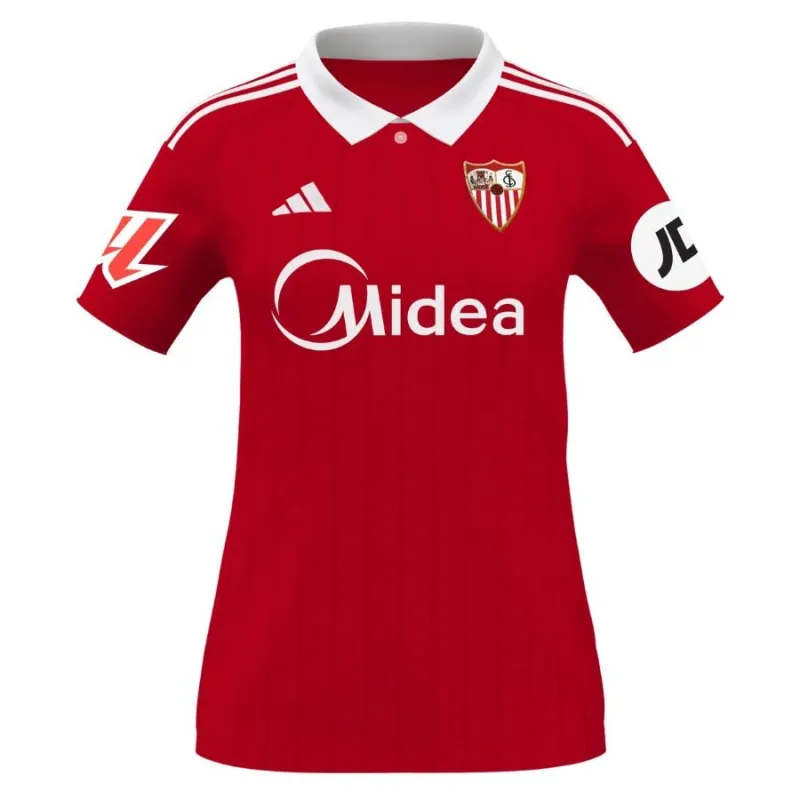 Camiseta de visita femenina del Sevilla 2025/26 - Rojo