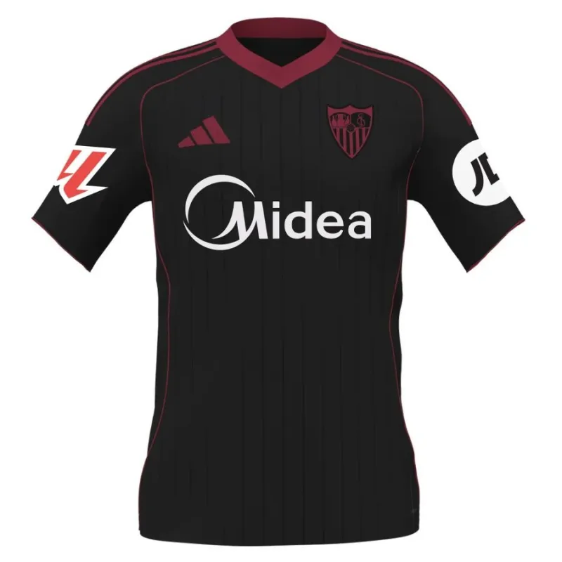 Sevilla 2025/26 Troisième maillot féminin - Noir