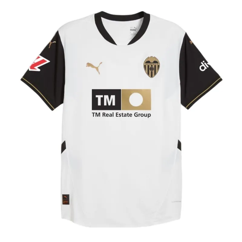 Valencia 2024/25 Heimspiel - Kinder - Trikot - Weiß