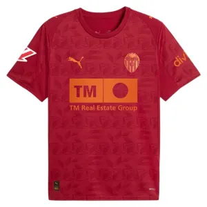 Camiseta infantil Valencia 2025/26 Visitante - Roja