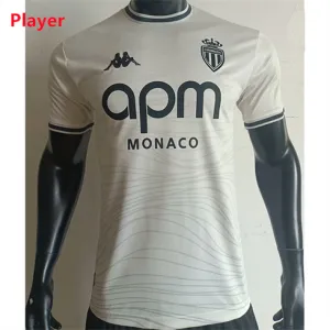 Camiseta de la versión de jugador de visita de AS Monaco 2024/25 - Blanca