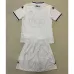 Tercera camiseta y pantalones cortos para niños del AS Monaco 2024/25 - Blanco