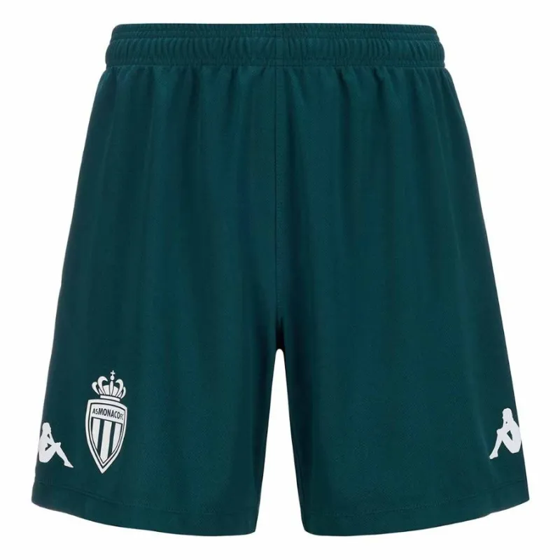 Camiseta + pantalón corto de fuera de casa 2024/25 para niños de Mónaco - Verde