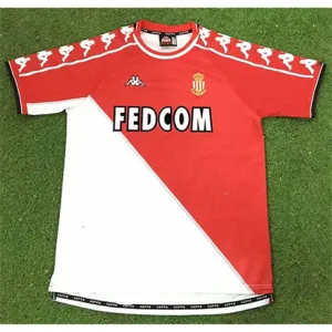 AS Monaco Retro-Trikot 1999/00 Heimspiel - Weiß/Rot