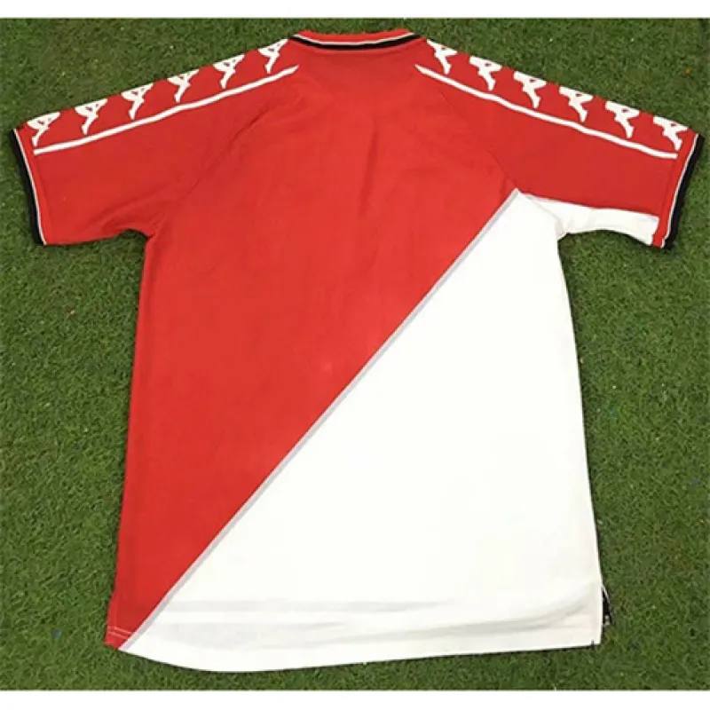 AS Monaco Retro-Trikot 1999/00 Heimspiel - Weiß/Rot