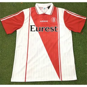 AS Monaco Retro-Trikot 1996/97 Heimspiel - Weiß/Rot