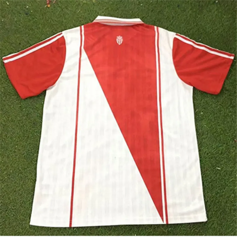 Camiseta retro de AS Monaco 1996/97 en partido de local - Blanca/Roja