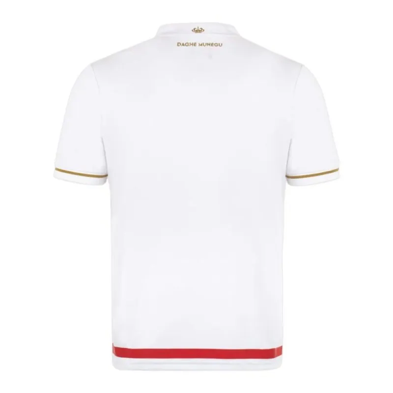 AS Monaco 2025/26 Kids' Home Jersey + Shorts - White/Red