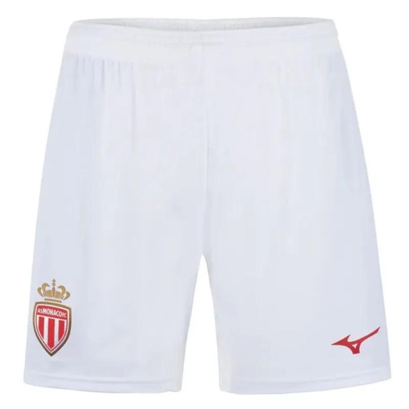 Maillot domicile enfant + short de Pogba à l'AS Monaco 2025/26 - Blanc/Rouge