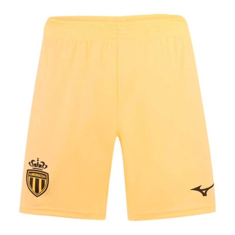 Mónaco 2025/26 Tercer Pantalón Corto - Amarillo