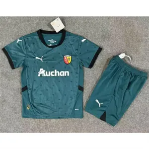 Camiseta y pantalones cortos para niños de Lens 2024/25 De visita - Verde