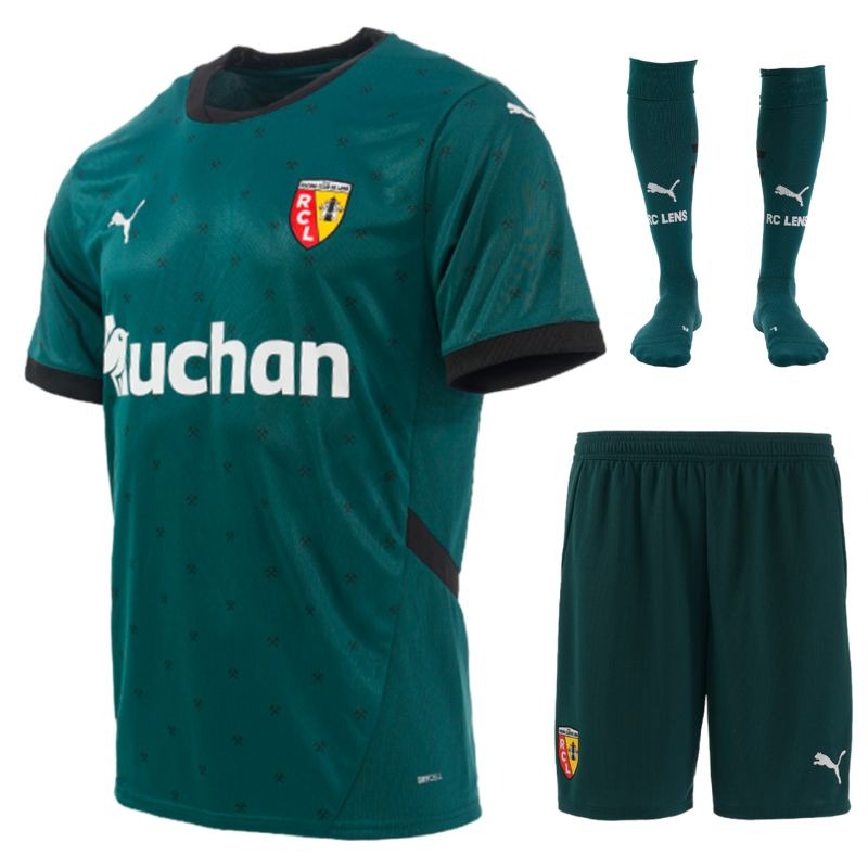 Auswärtstrikot - Kinder - Set von Lens 2024/25 - Grün
