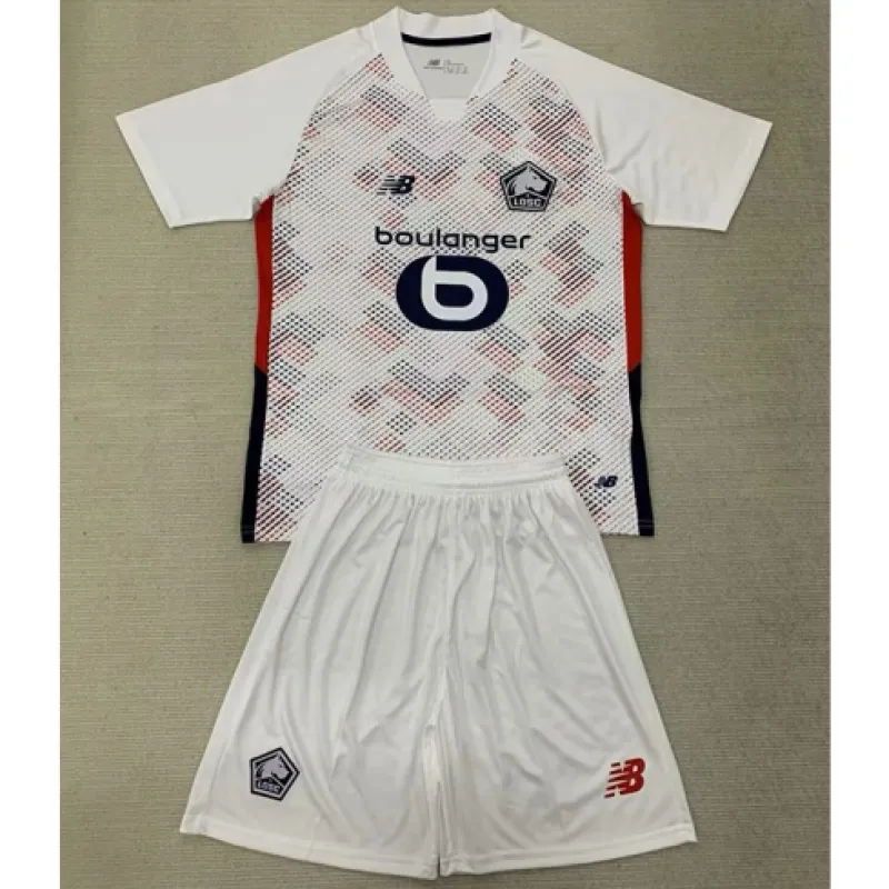 Lille Kinder Trikot + Shorts 2024/25 Auswärtsspiel - Weiß