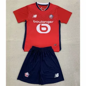 Camiseta y pantalones cortos para niños de Lille 2024/25 Local - Rojo