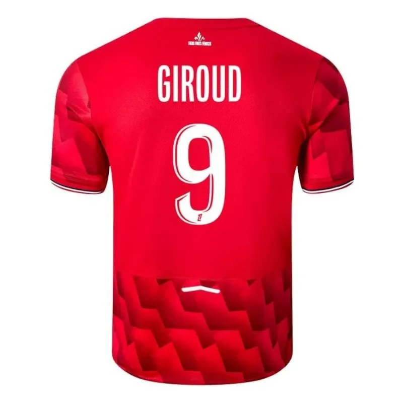 Lille GIROUD 2025/26 Heim Kindertrikot + Shorts - Rot